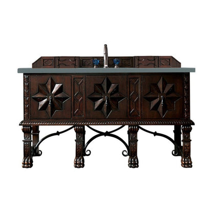 James Martin Vanities Balmoral 60" Single Vanity Cabinet - 150-V60S-ANW-3AF