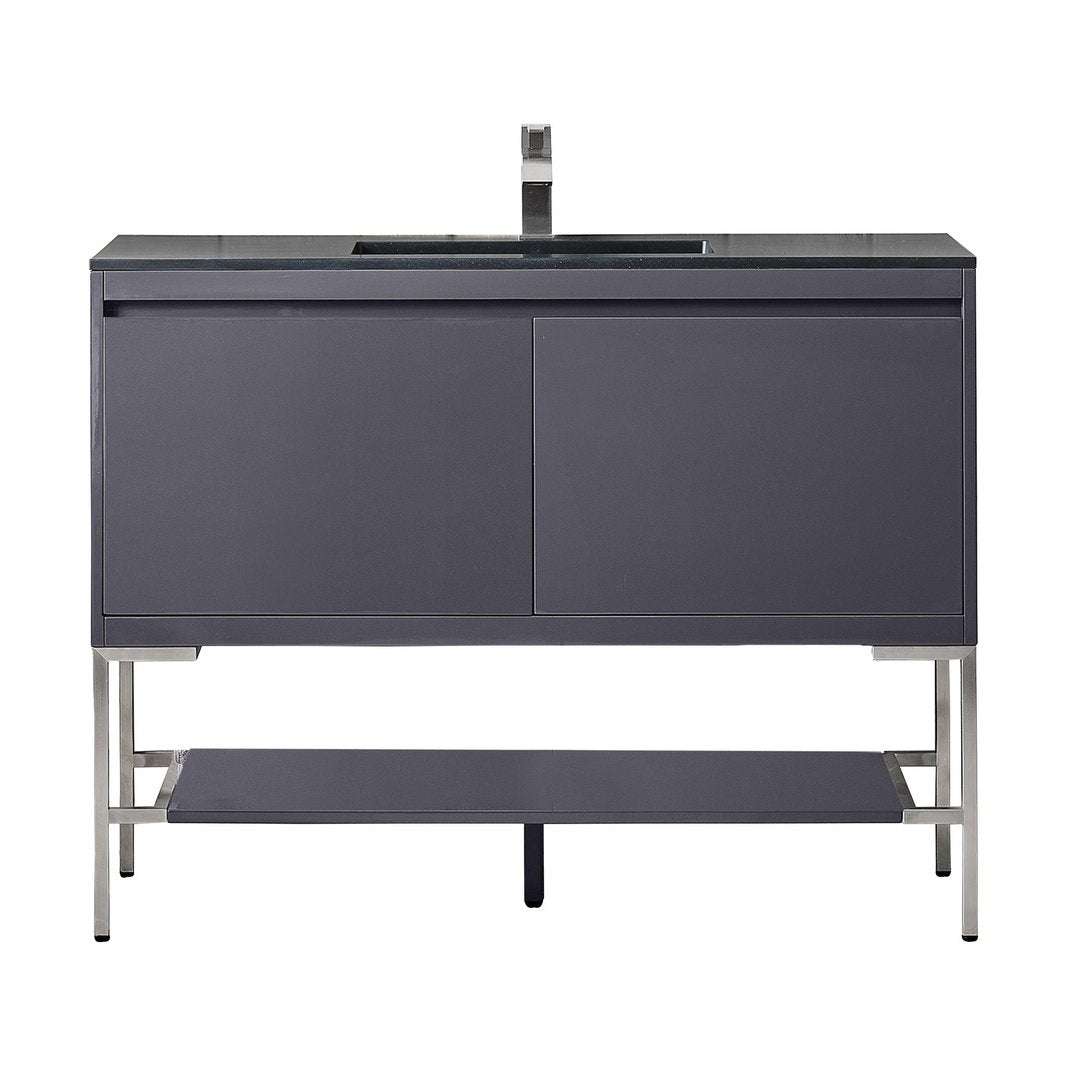 James Martin Vanities Milan 47.3" Single Vanity Cabinet - 801V47.3GWRGDCHB