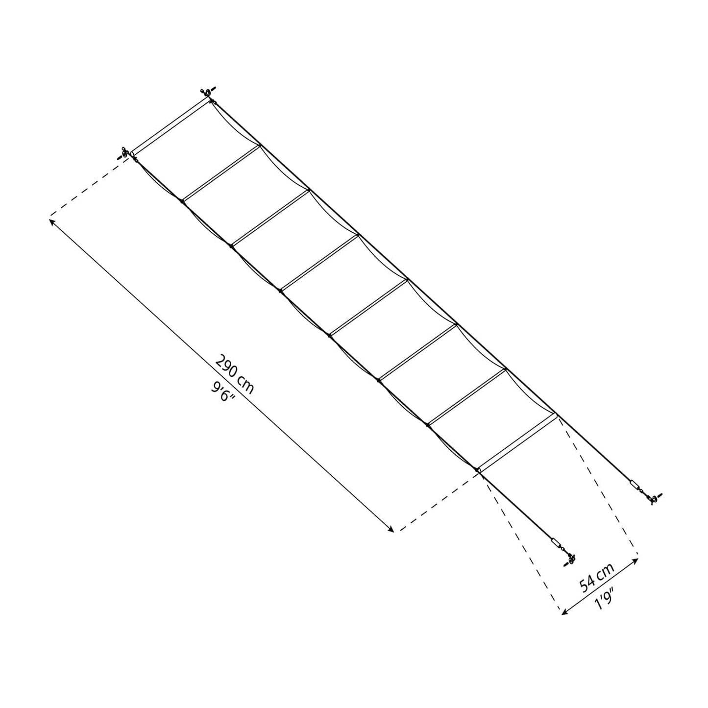 Palram - Canopia | Patio Cover Blinds 10x24 ft - White - HG1075