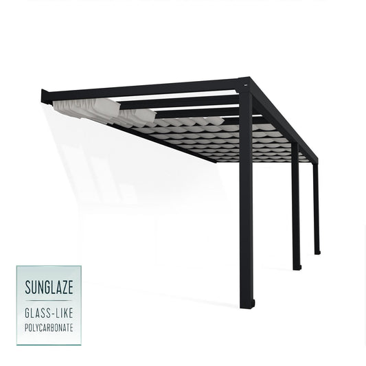 Palram - Canopia | 11x22 ft Stockholm Patio Cover Roof Blinds - HG1094