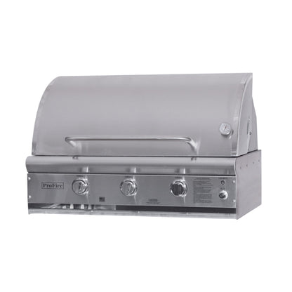 ProFire Deluxe Briquette Series 36-Inch Built-In Grill -  BQDLX36G-P