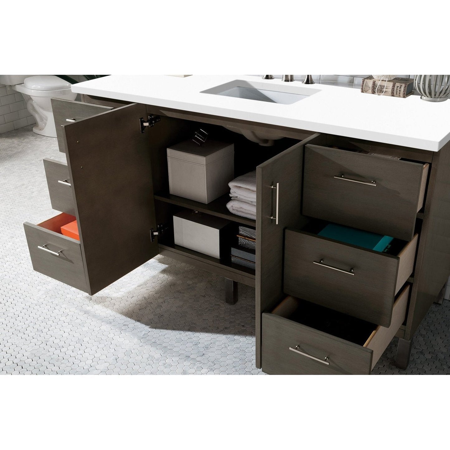 James Martin Vanities Metropolitan 60" Single Vanity -  850-V60S-SOK-3CAR