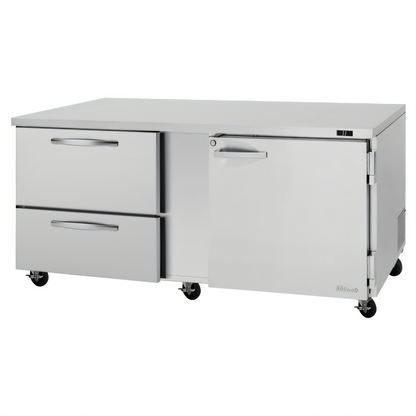 Turbo Air PST-48-D4-FB-N PRO Prep Tables - PST-48-D4-FB-N