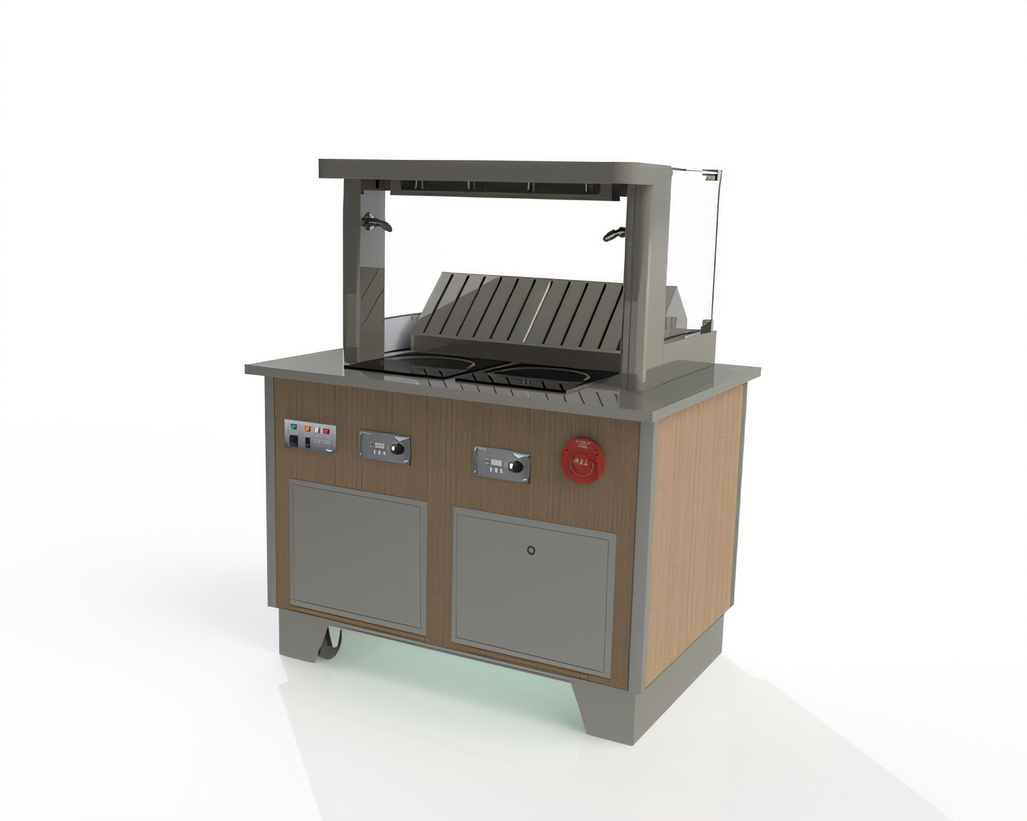 Vollrath 69722S-1-SL 4-Series Signature Server Induction-Based Warming Equipment - 69722S-1-SL