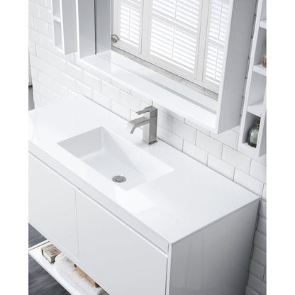 James Martin Vanities Milan 47.3" Single Vanity Cabinet - 801V47.3GWRGDCHB