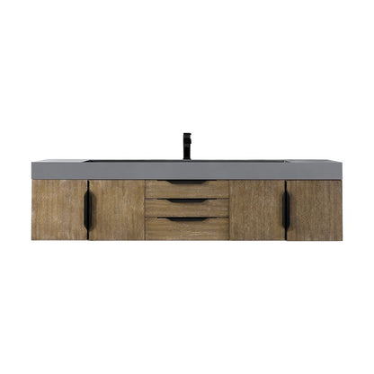 James Martin Vanities Mercer Island 72" Single Vanity - 389-V72S-AGR-G-DGG