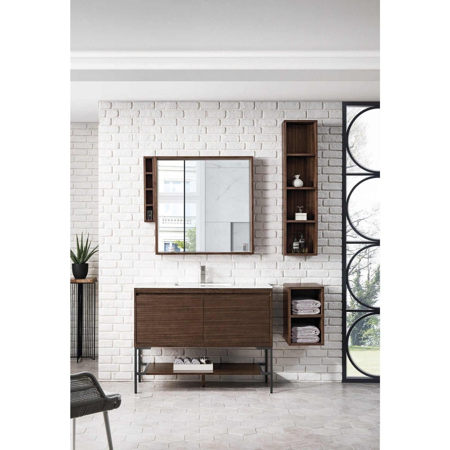 James Martin Vanities Milan 47.3" Single Vanity Cabinet - 801V47.3GWRGDCHB