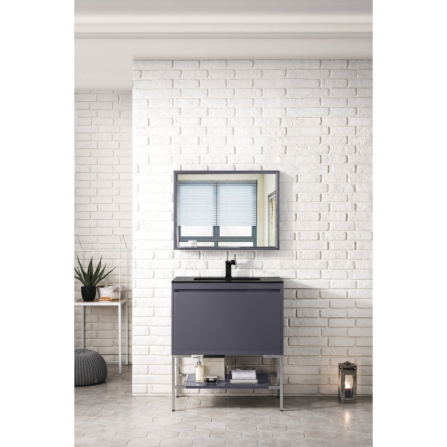 James Martin Vanities Milan 31.5" Single Vanity Cabinet - 801V31.5GWRGDCHB