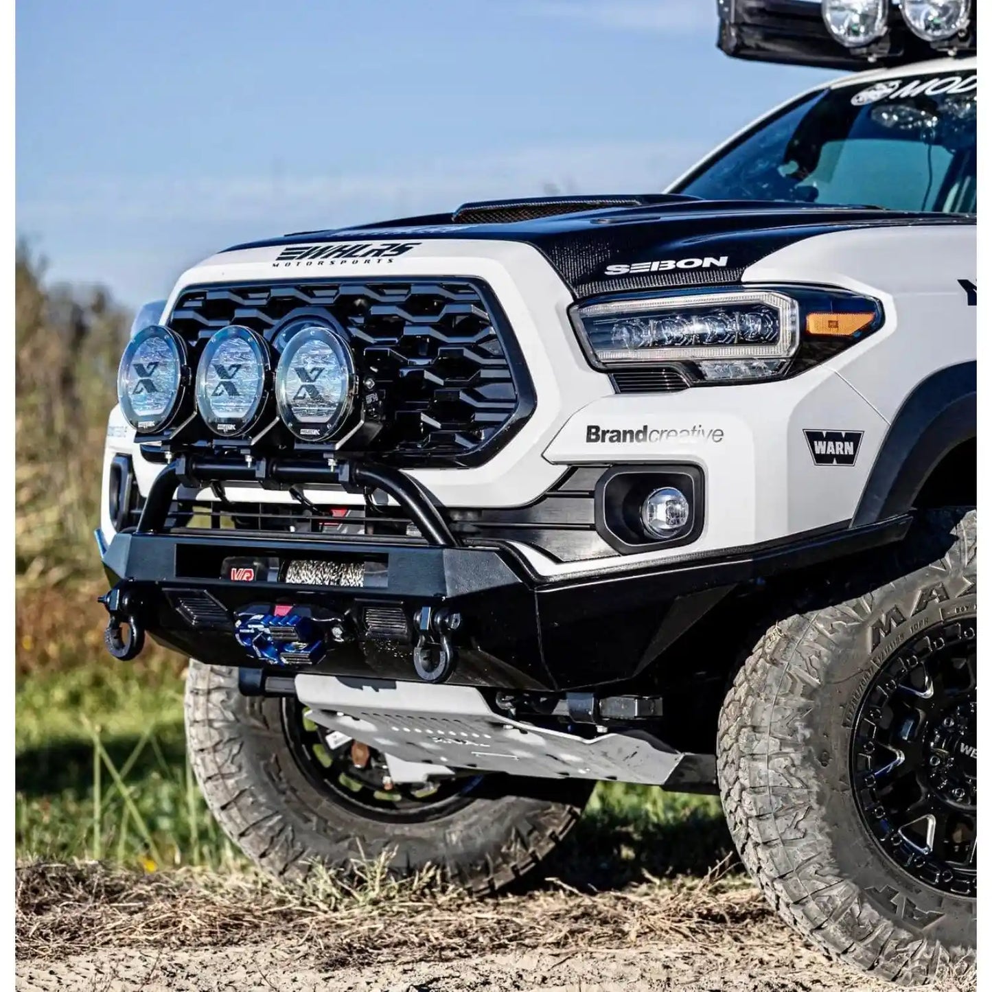 RIVAL Aluminum Engine Skid Plate 2005-2023 Toyota Tacoma 3Gen 4WD including KDSS - 2333.9540.1.6