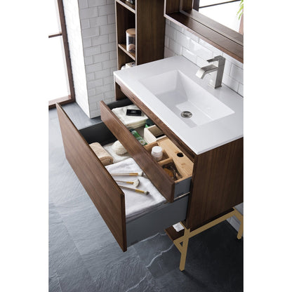 James Martin Vanities Milan 31.5" Single Vanity Cabinet - 801V31.5GWRGDCHB