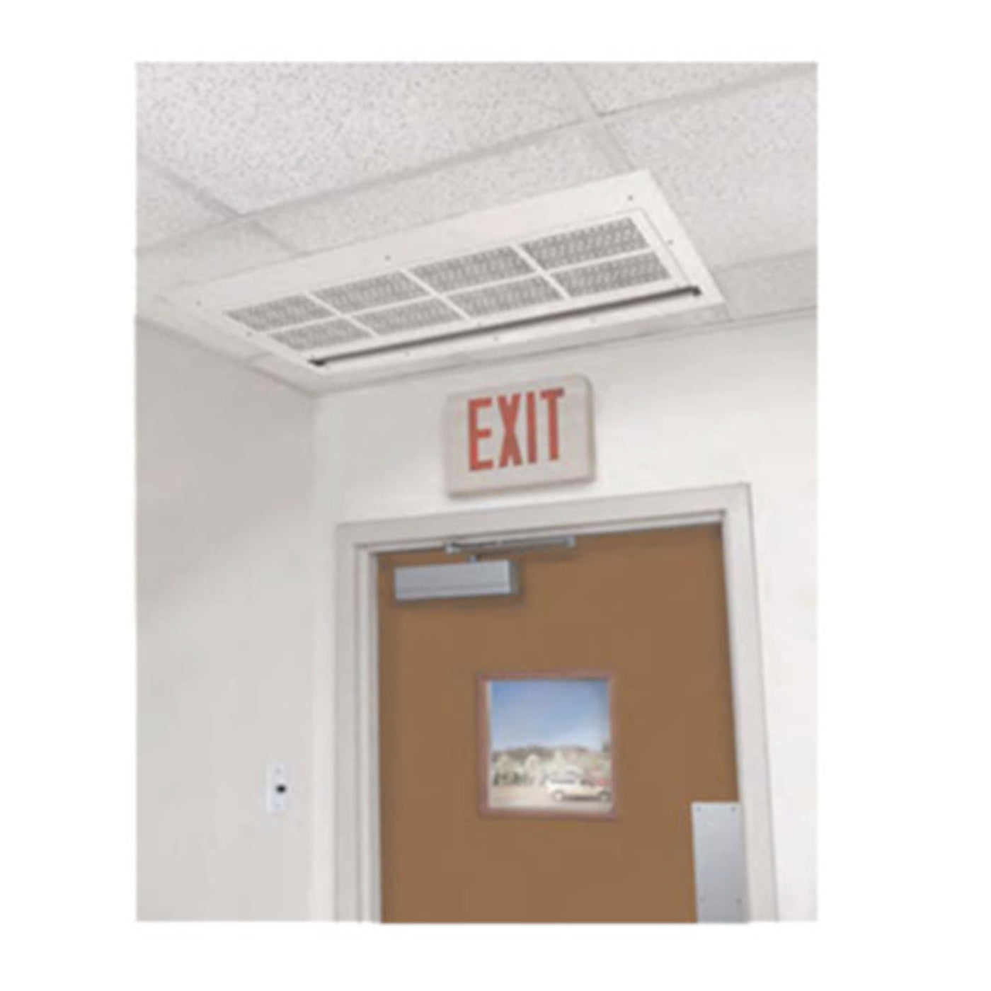 Curtron S-ICM-132-3-EH-FILTER 135" In-Ceiling Mounted Air Curtain w/ Air Filter - CUSICM1323EHFILTER