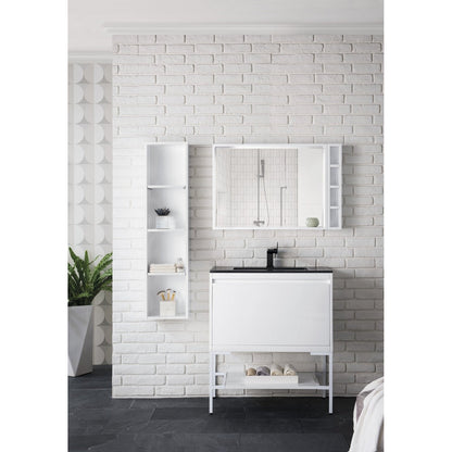 James Martin Vanities Milan 31.5" Single Vanity Cabinet - 801V31.5GWRGDCHB