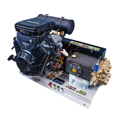 CleanFreak® Skid Mount 23 HP Vanguard Engine w/ 8.0 GPM General Pump Pressure Washer (Gas) - 3,500 PSI - WET-ACF4-1002