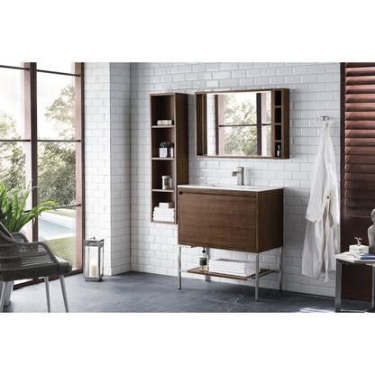 James Martin Vanities Milan 31.5" Single Vanity Cabinet - 801V31.5GWRGDCHB