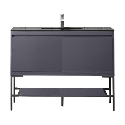 James Martin Vanities Milan 47.3" Single Vanity Cabinet - 801V47.3GWRGDCHB
