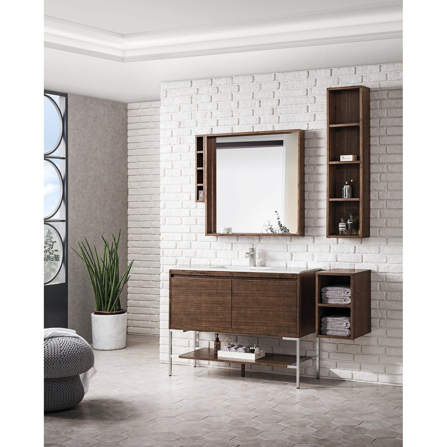 James Martin Vanities Milan 47.3" Single Vanity Cabinet - 801V47.3GWRGDCHB