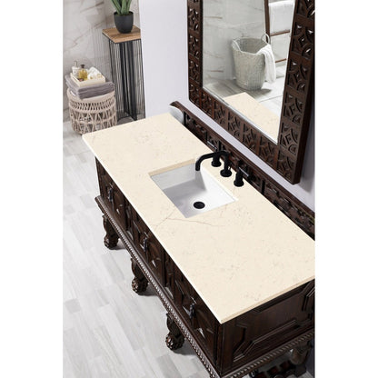 James Martin Vanities Balmoral 60" Single Vanity Cabinet - 150-V60S-ANW-3AF