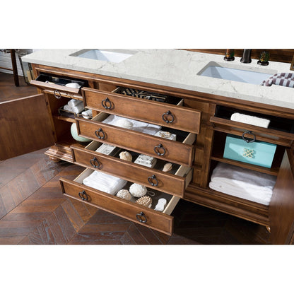 James Martin Vanities Mykonos 72" Double Vanity - 550-V72-CIN-3AF