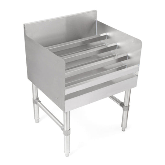 John Boos UBLD-2112 4-Step Underbar Liquor Bottle Display - JBUBLD2112