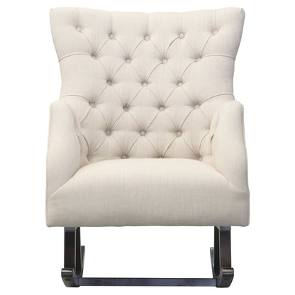 New Pacific Direct Abigail Fabric Tufted Rocking Chair  - 3900023