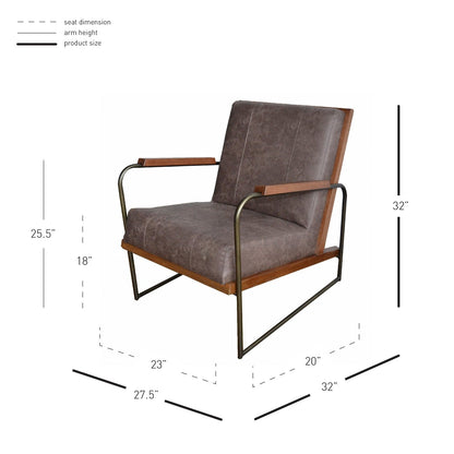 New Pacific Direct Damian Fabric Accent Chair  - 9900021-277