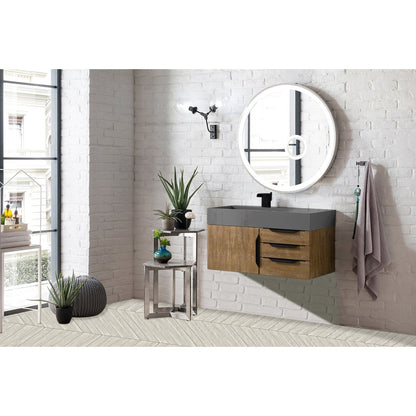 James Martin Vanities Mercer Island 36" Single Vanity - 389-V36-AGR-G-DGG