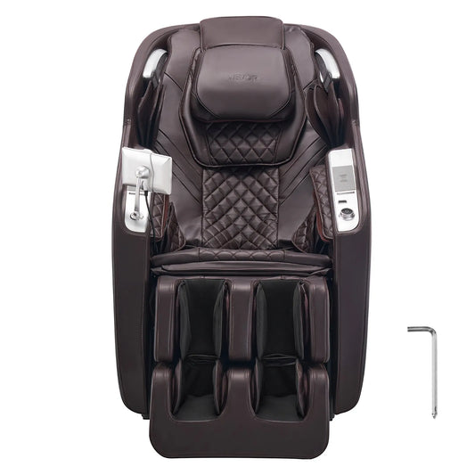VEVOR 4D Full Body Massage Chair Zero Gravity Recliner - Black