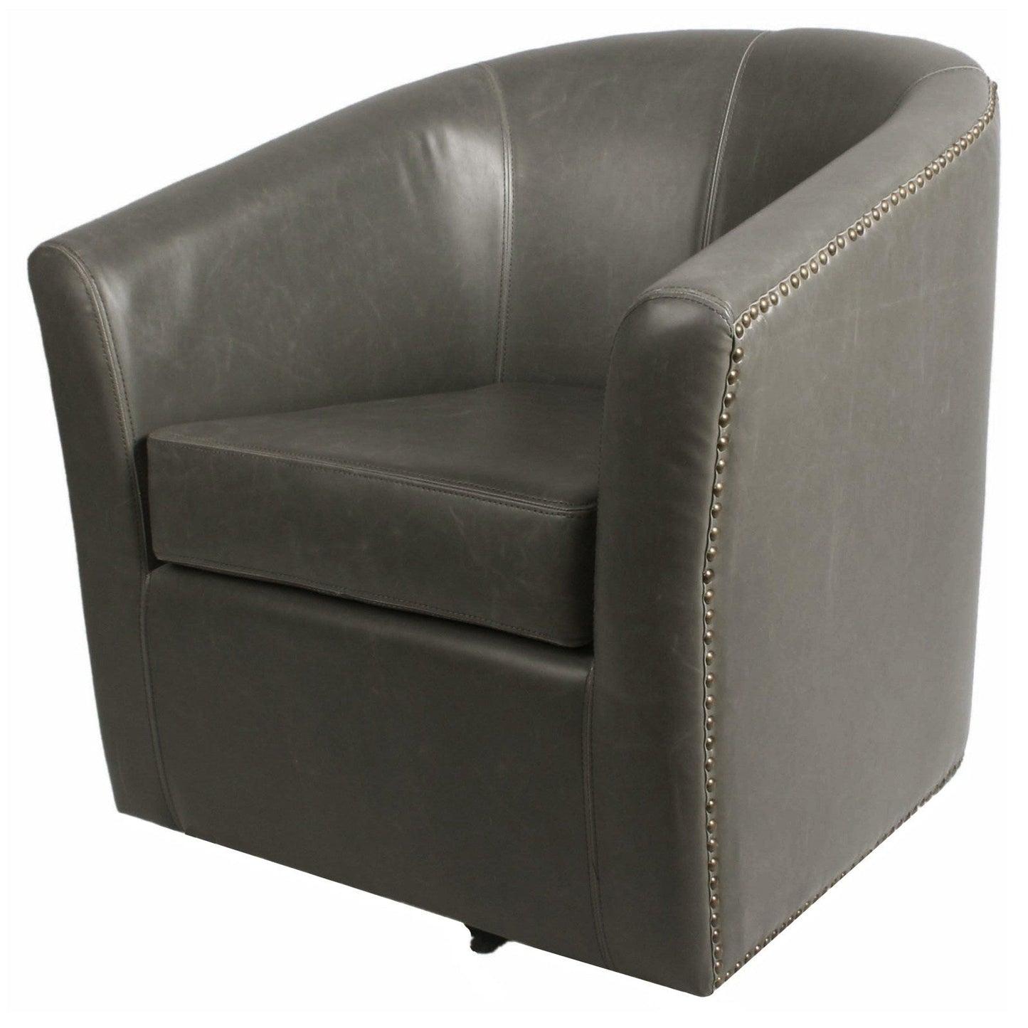 New Pacific Direct Ernest Bonded Leather Swivel Chair  - 1900046-V04