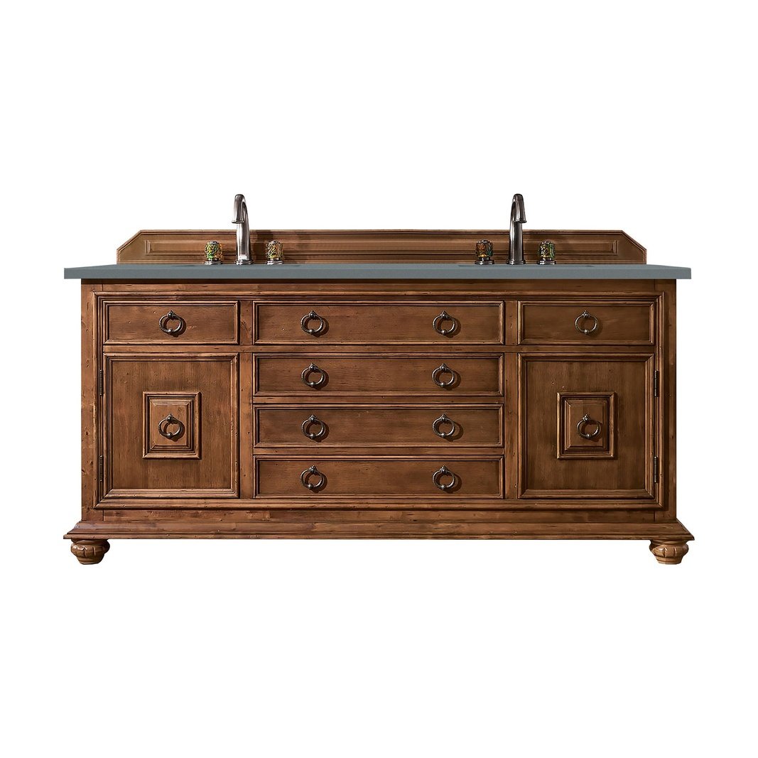 James Martin Vanities Mykonos 72" Double Vanity - 550-V72-CIN-3AF