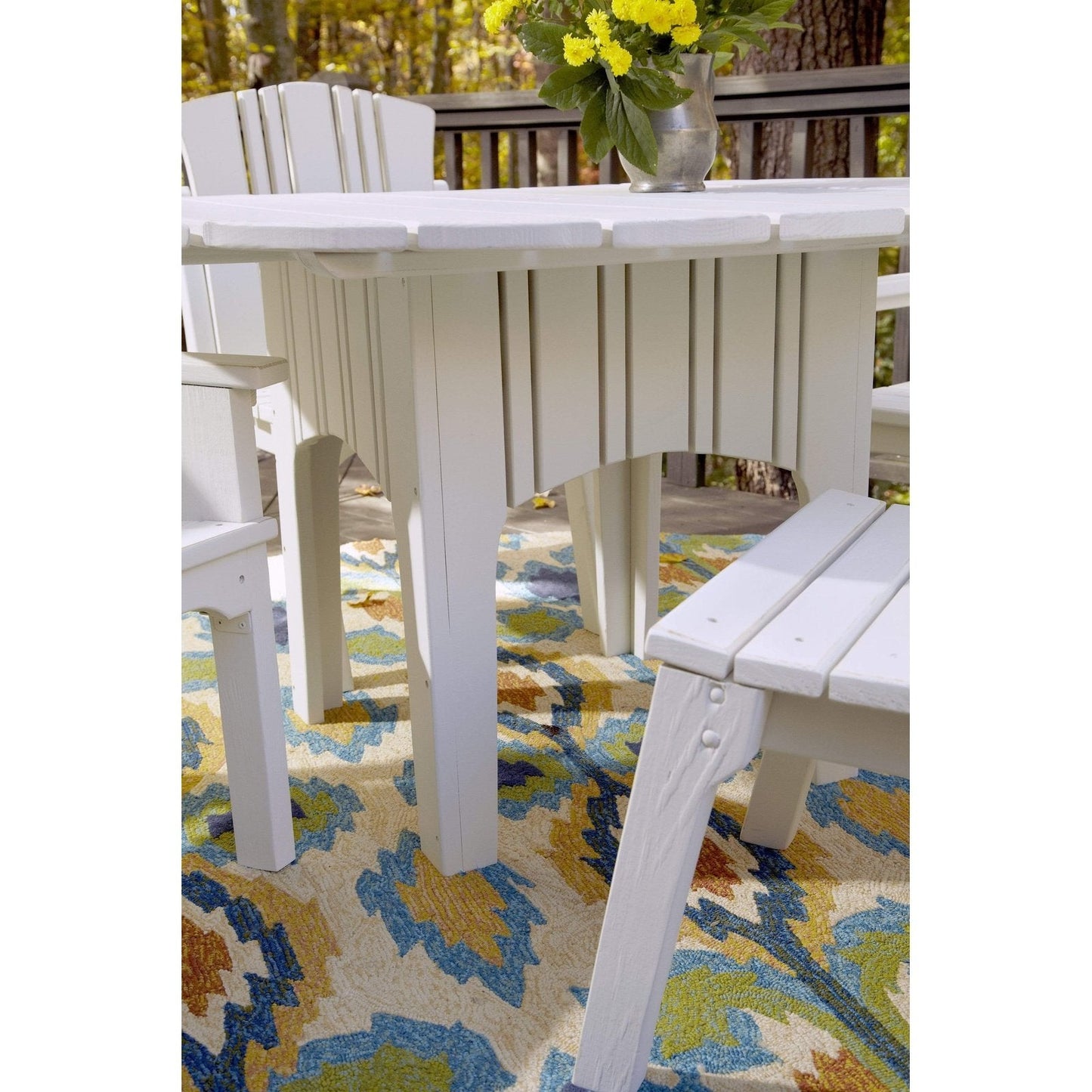 Uwharrie Chair Carolina Preserves Wood Round Dining Table  - C094