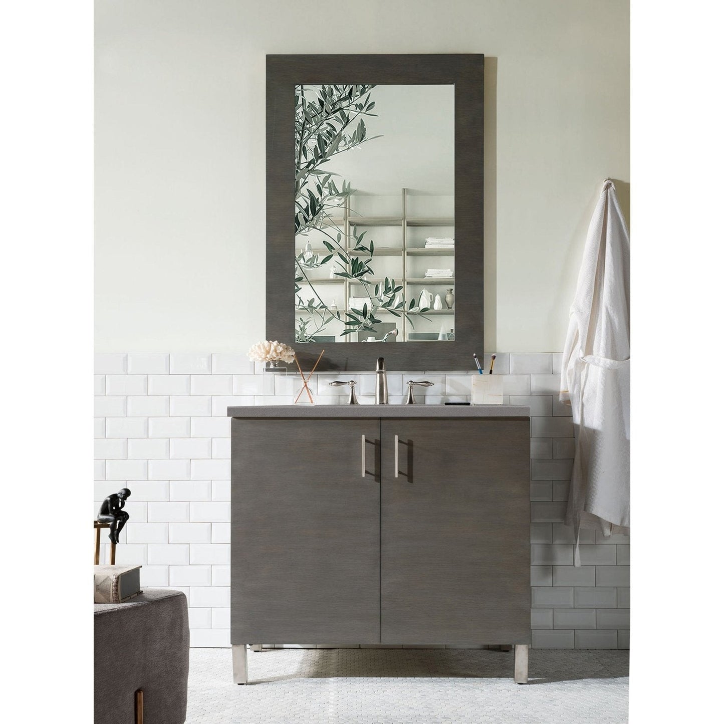 James Martin Vanities Metropolitan 36" Single Vanity - 850-V36-AWT-3AF