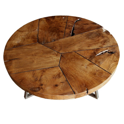 New Pacific Direct Leon Reclaimed Teak Wood Coffee Table 9600024
