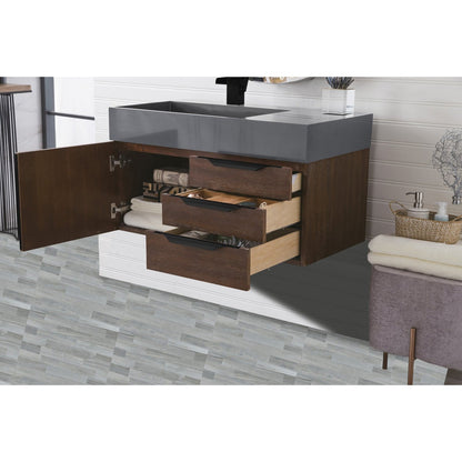 James Martin Vanities Mercer Island 36" Single Vanity - 389-V36-AGR-G-DGG