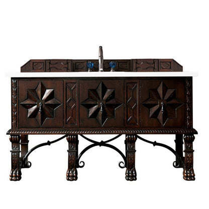James Martin Vanities Balmoral 60" Single Vanity Cabinet - 150-V60S-ANW-3AF