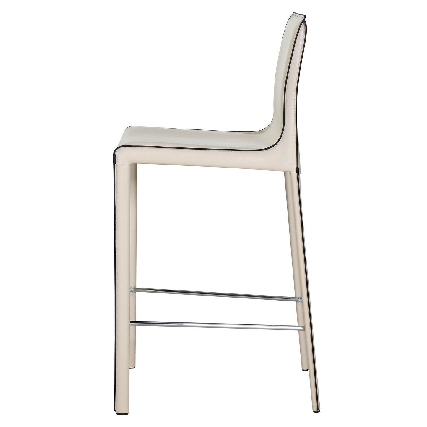 New Pacific Direct Gervin Recycled Leather Counter Stool, (Set of 2) -  448526R-98