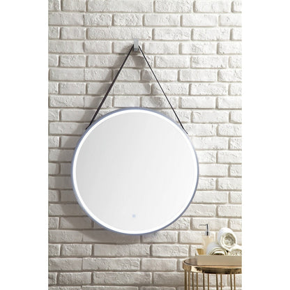 James Martin Vanities Annapolis 27.6" Round Anti-Fogging LED Mirror - 911-M27.6-BGD