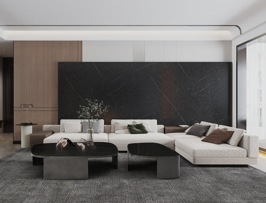 Whiteline Modern Living Tori Large Coffee Table in Black Color - CT1895L-BLK