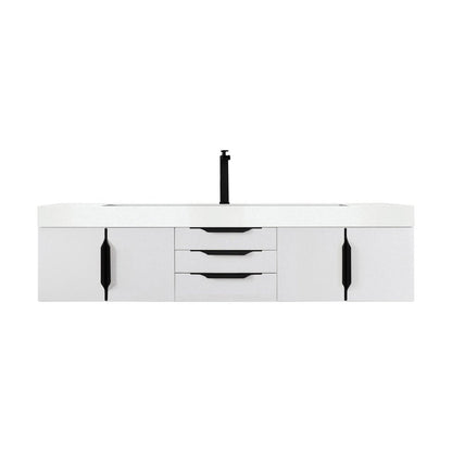 James Martin Vanities Mercer Island 72" Single Vanity - 389-V72S-AGR-G-DGG