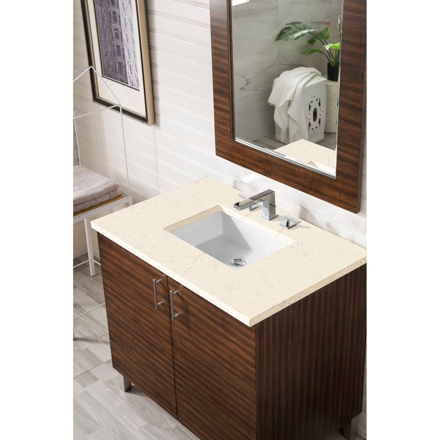 James Martin Vanities Metropolitan 36" Single Vanity - 850-V36-AWT-3AF