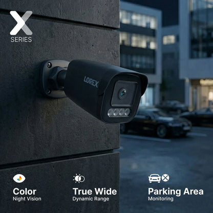 Lorex Connect X Series 4K 32-Channel Wired NVR System with X3 Bullet Security Cameras - 8TB (Cables not included)