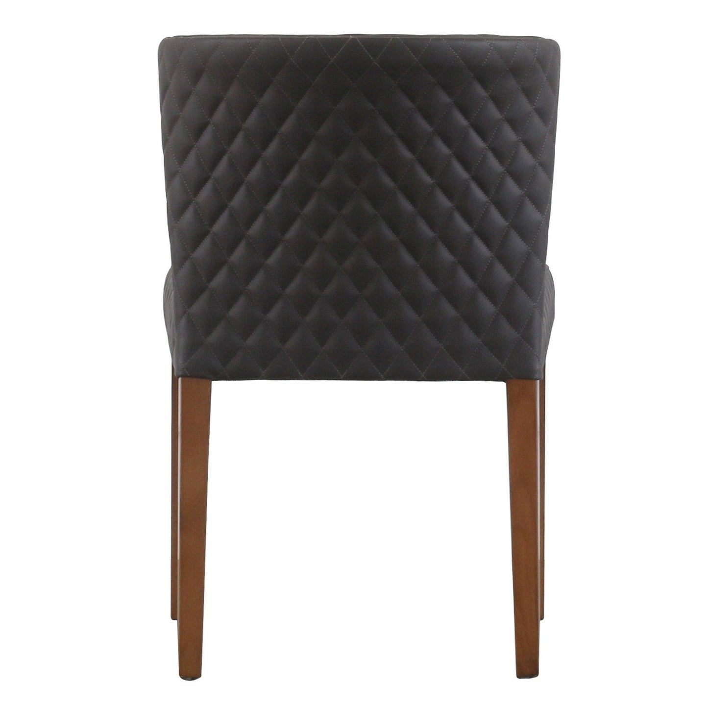 New Pacific Direct Albie Diamond Stitching PU Leather Chair, (Set of 2)  - 3900047-401