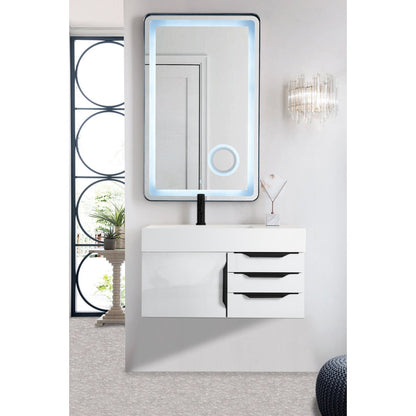 James Martin Vanities Mercer Island 36" Single Vanity - 389-V36-AGR-G-DGG