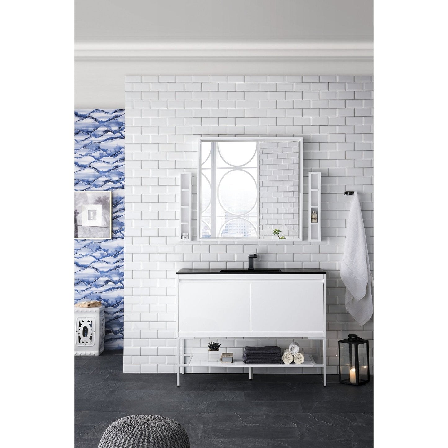 James Martin Vanities Milan 47.3" Single Vanity Cabinet - 801V47.3GWRGDCHB