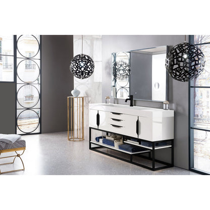 James Martin Vanities Columbia 72" Single Vanity - 388-V72S-AGR-MB-DGG