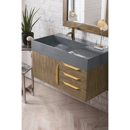 James Martin Vanities Mercer Island 36" Single Vanity - 389-V36-AGR-G-DGG