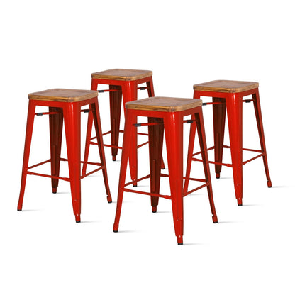 New Pacific Direct Metropolis Backless Counter Stool, (Set of 4) 938627-R - 938627-R