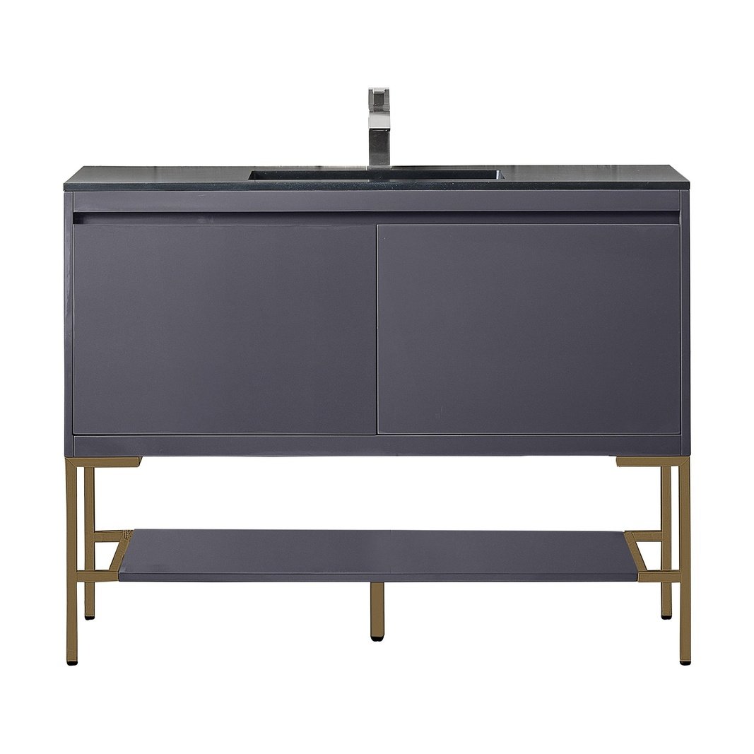 James Martin Vanities Milan 47.3" Single Vanity Cabinet - 801V47.3GWRGDCHB
