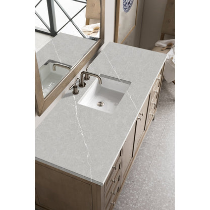 James Martin Vanities Chicago 60" Single Vanity - 305-V60S-WWW-3AF