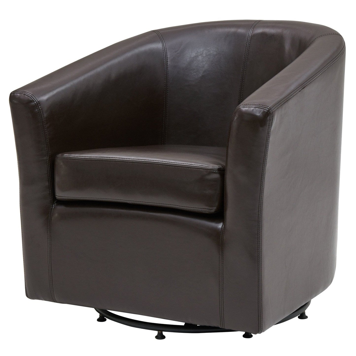 New Pacific Direct Hayden Swivel Bonded Leather Chair  - 193012B-01