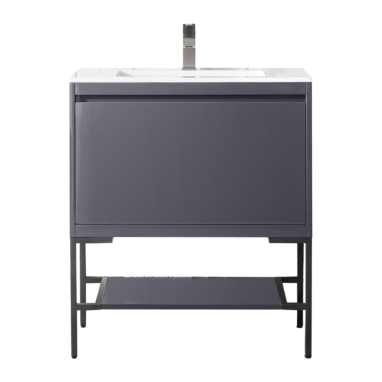 James Martin Vanities Milan 31.5" Single Vanity Cabinet - 801V31.5GWRGDCHB